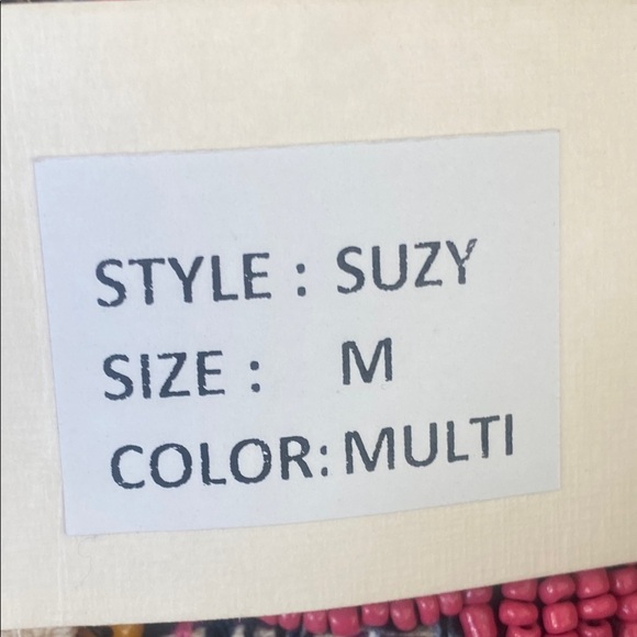 COPY - NWT Summer of Love Embellished Tweed Cardigan Jacket M Pink Floral Boho … - Picture 8 of 11